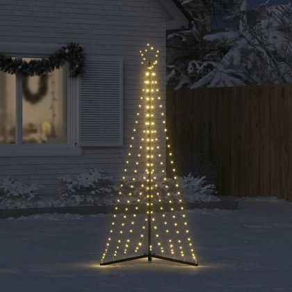 LED коледна елха 339 светодиода топло бяло 182 см