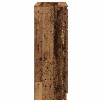 Сайдборд, cтаро дърво, 80x35x99 см, инженерно дърво