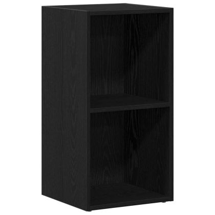 LP Кутия за съхранение Черен дъб 71x34x36cm Инженерна дървесина