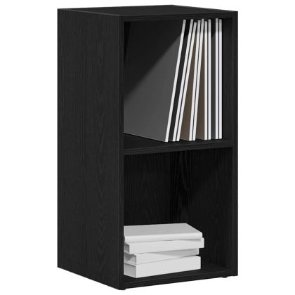 LP Кутия за съхранение Черен дъб 71x34x36cm Инженерна дървесина