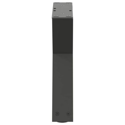 Крака за масичка за кафе, 2 бр., антрацит, 50x(30-31,3) см, стомана