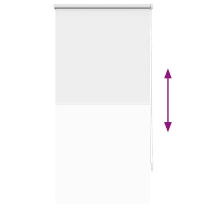 Ролетна щора, затъмняваща, 64,4x120 см, ширина на плат 60 см, бяла