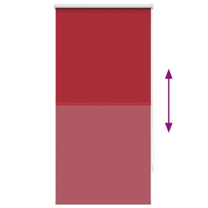 Ролетна щора, затъмняваща, 64,4x120 см, ширина на плат 60 см, червена