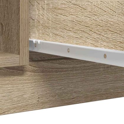 Бюфет с чекмеджета, дъб сонома 100,5x35x98,5 см инженерно дърво