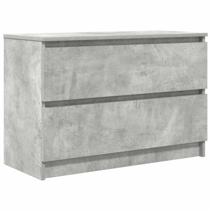 ТВ шкаф Бетон сив 80x35x54 cm Инженерна дървесина
