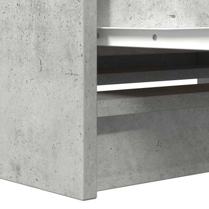 ТВ шкаф Бетон сив 80x35x54 cm Инженерна дървесина