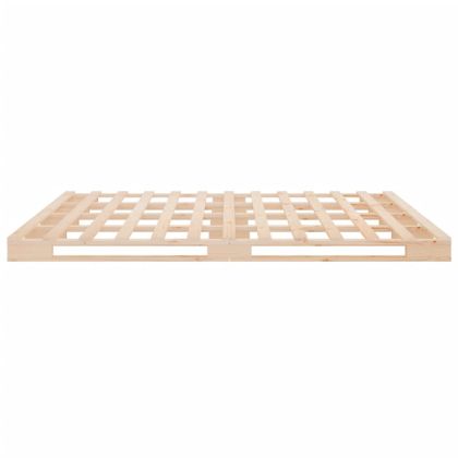 Легло от палети 135x190 см бор масив Double