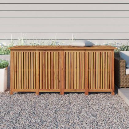 Градинска кутия за съхранение 175x80x75 см акациево дърво масив