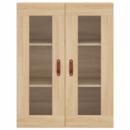 Стенни шкафове, 2 бр, дъб сонома, инженерно дърво