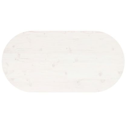 Плот за маса, 110x55x2,5 см, бор масив, овален