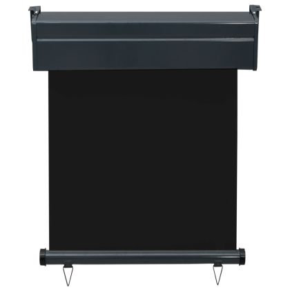 Вертикална тента за балкон, 65x250 см, черна