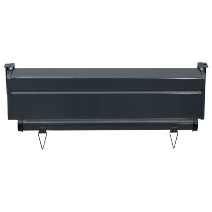 Вертикална тента за балкон, 65x250 см, черна