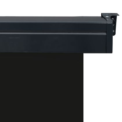 Вертикална тента за балкон, 65x250 см, черна