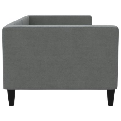 Кушетка, тъмносива, 80x200 см, плат