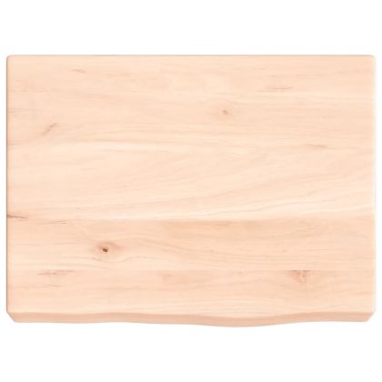 Плот за баня 40x30x(2-6) см необработено масивно дърво