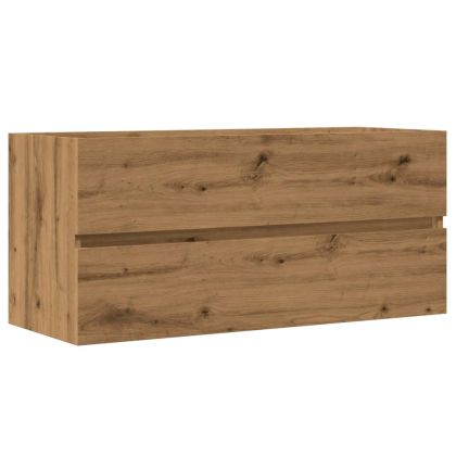 Шкаф за мивка, дъб артизан, 100x38,5x45 см, инженерно дърво