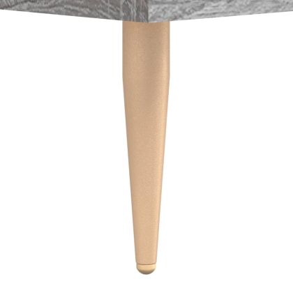 Висок шкаф, сив сонома, 69,5x34x180 см, инженерно дърво