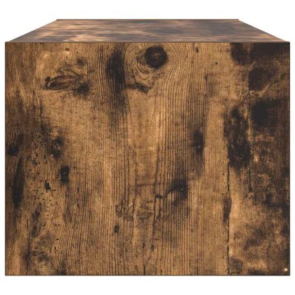 ТВ шкафове 2 бр Опушен дъб 80x31x25,5 см инженерно дърво