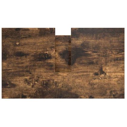 Шкаф за баня с чекмеджета опушен дъб 60x34,5x60 cm