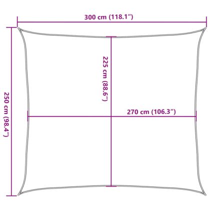 Платно-сенник, 160 г/м², бежово, 2,5x3 м, HDPE