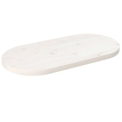 Плот за маса, 70x35x2,5 см, бор масив, овален