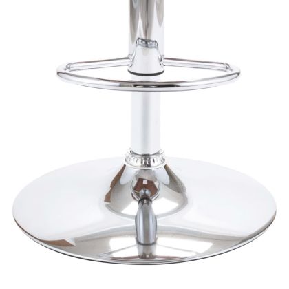 Бар табуретка, шперплат и сив текстил