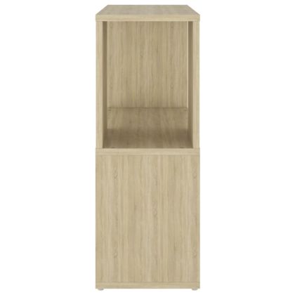 Шкаф библиотека, дъб сонома, 60x24x63 см, инженерно дърво
