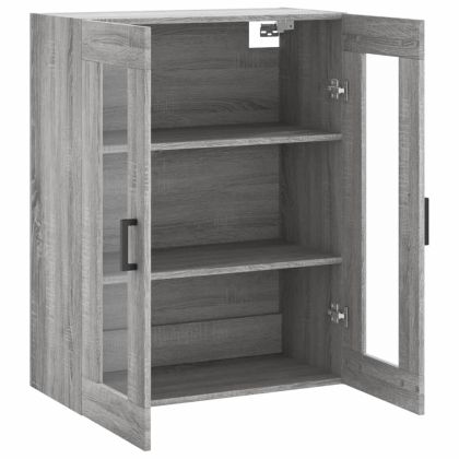 Стенен шкаф сив сонома 69,5x34x90 см