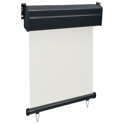 Вертикална тента за балкон, 65x250 см, кремава