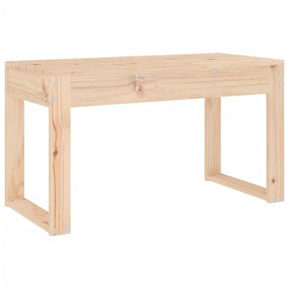 Градинска пейка, 80x38x45 см, борово дърво масив