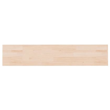 Дъска за рафт, 100x20x1,5 см, необработен масивен дъб