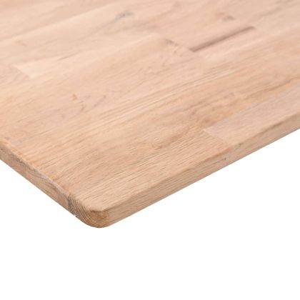 Дъска за рафт, 100x20x1,5 см, необработен масивен дъб