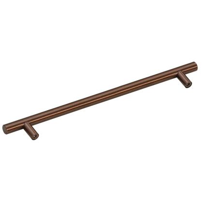 Дръжки за шкафове, 5 бр, бронз, 224 мм, неръждаема стомана