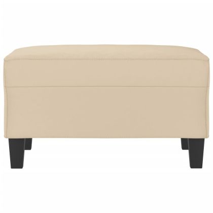 Табуретка, кремава, 70x55x41 см, плат микрофибър