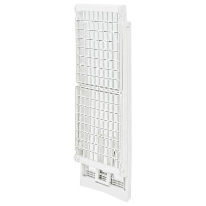 Сгъваем сушилник за дрехи, бял, пластмаса