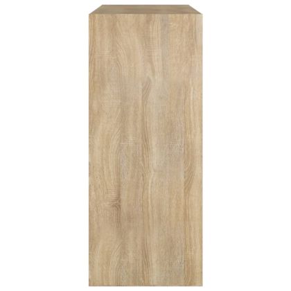 Библиотека/разделител за стая, дъб сонома, 80x30x72 см