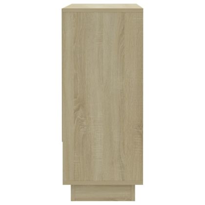 Страничен шкаф, дъб сонома, 97x31x75 см, инженерно дърво