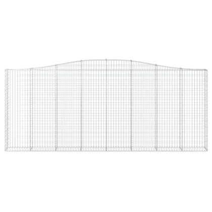 Дъговидна габионна кошница 400x30x160/180 см поцинковано желязо