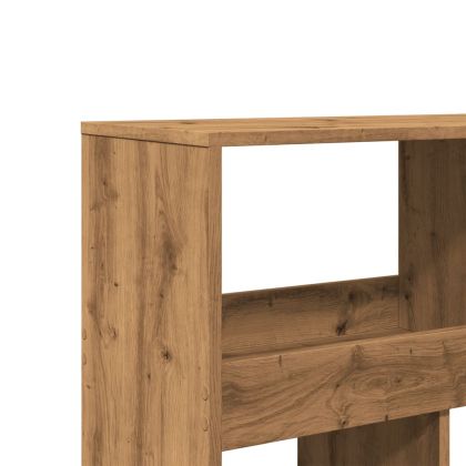Библиотека, дъб артизан, 100x33x187,5 см, инженерно дърво