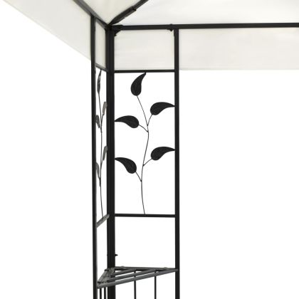 Шатра с двоен покрив, бяла, 6x3 м, стомана