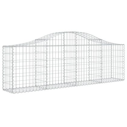 Габионни кошници арка 9 бр 200x30x60/80 см поцинковано желязо