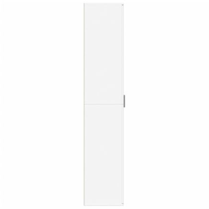 Висок шкаф, бял, 60x35x180 см, инженерно дърво