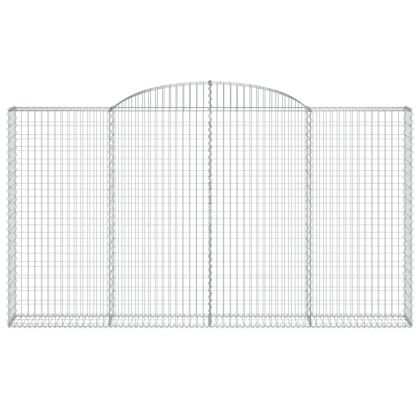 Габионни кошници арка 7 бр 300x30x160/180 см поцинковано желязо