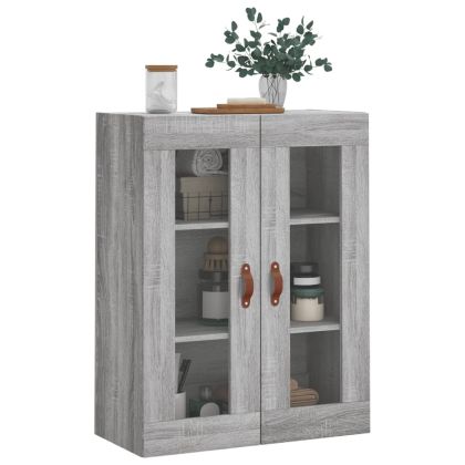 Стенен шкаф сив сонома 69,5x34x90 см