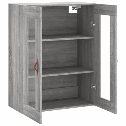 Стенен шкаф сив сонома 69,5x34x90 см