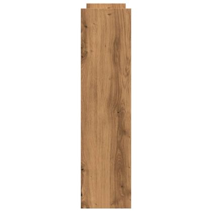 Тясна количка за съхранение 4 нива дъб артизан инженерно дърво