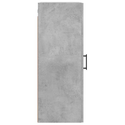 Стенен шкаф бетонно сив 34,5x34x90 см