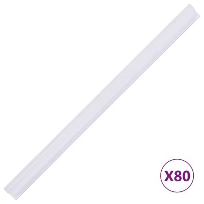 PVC ленти за поверителност 140x0,19 м, бели