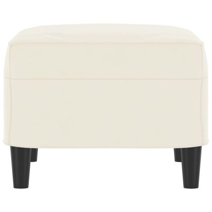 Табуретка, кремав, 60x50x41 см, кадифе