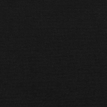 Горна табла за легло, черна, 103x16x78/88 см, плат